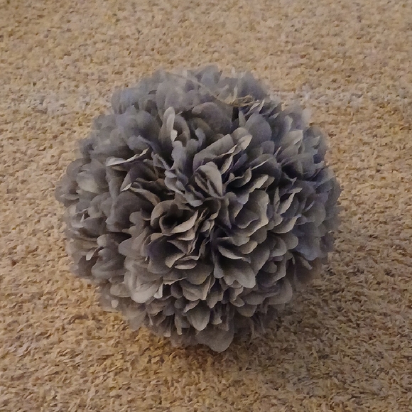 Gray Floral Home Accent - Picture 1 of 3